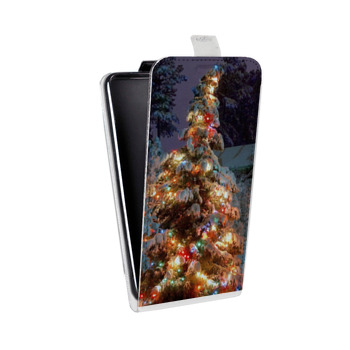 Дизайнерский вертикальный чехол-книжка для Samsung Galaxy S10 Lite Новогодняя елка (на заказ)