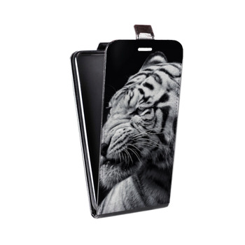 Дизайнерский вертикальный чехол-книжка для Huawei P9 Lite Тигры (на заказ)