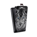 Дизайнерский вертикальный чехол-книжка для HTC Desire 200 Тигры