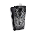 Дизайнерский вертикальный чехол-книжка для Huawei Honor View 30 Pro Тигры