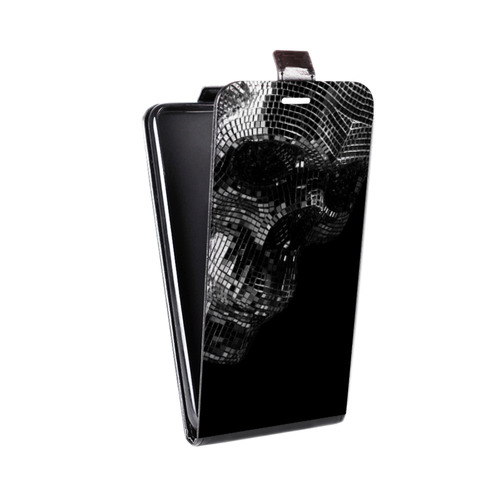 Дизайнерский вертикальный чехол-книжка для LG G4 Stylus Мир черепов