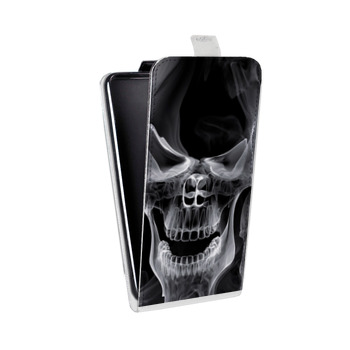 Дизайнерский вертикальный чехол-книжка для Iphone Xs Max Арт черепа (на заказ)