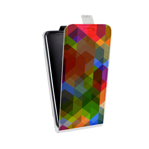 Дизайнерский вертикальный чехол-книжка для Motorola Moto E5 Plus На грани яркости