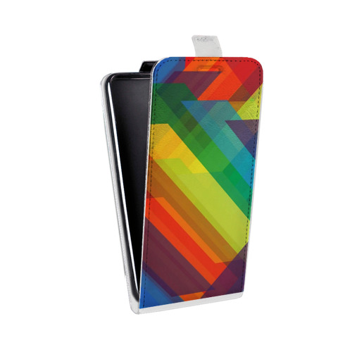 Дизайнерский вертикальный чехол-книжка для OnePlus 8T Геометрия радости