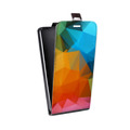 Дизайнерский вертикальный чехол-книжка для Iphone 11 Pro Геометрия радости