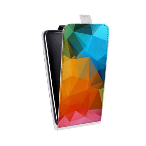 Дизайнерский вертикальный чехол-книжка для Samsung Galaxy M51 Геометрия радости
