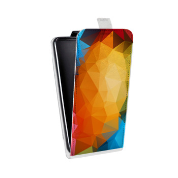 Дизайнерский вертикальный чехол-книжка для Iphone x10 Геометрия радости (на заказ)