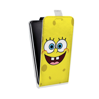 Дизайнерский вертикальный чехол-книжка для Nokia Lumia 620 Губка Боб (на заказ)