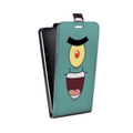 Дизайнерский вертикальный чехол-книжка для Iphone 12 Mini Губка Боб