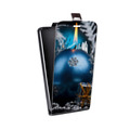 Дизайнерский вертикальный чехол-книжка для LG Optimus G2 mini Новогодние свечки