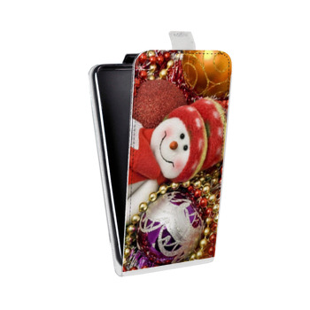 Дизайнерский вертикальный чехол-книжка для Xiaomi RedMi Note 4 Снеговики (на заказ)