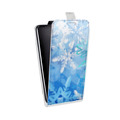 Дизайнерский вертикальный чехол-книжка для Iphone 11 Pro Снежинки