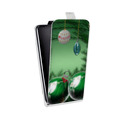 Дизайнерский вертикальный чехол-книжка для Iphone 11 Pro Новогодняя хвоя