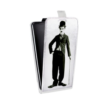 Дизайнерский вертикальный чехол-книжка для Sony Xperia Z3 Чарли Чаплин (на заказ)