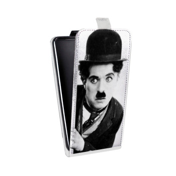 Дизайнерский вертикальный чехол-книжка для Sony Xperia Z3 Чарли Чаплин (на заказ)