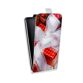 Дизайнерский вертикальный чехол-книжка для ASUS Zenfone 4 Новогодняя хвоя (на заказ)