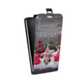 Дизайнерский вертикальный чехол-книжка для LG Optimus G2 mini Новогодняя хвоя