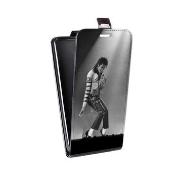 Дизайнерский вертикальный чехол-книжка для Iphone 7 Майкл Джексон (на заказ)