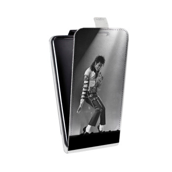 Дизайнерский вертикальный чехол-книжка для Highscreen Zera U Майкл Джексон (на заказ)