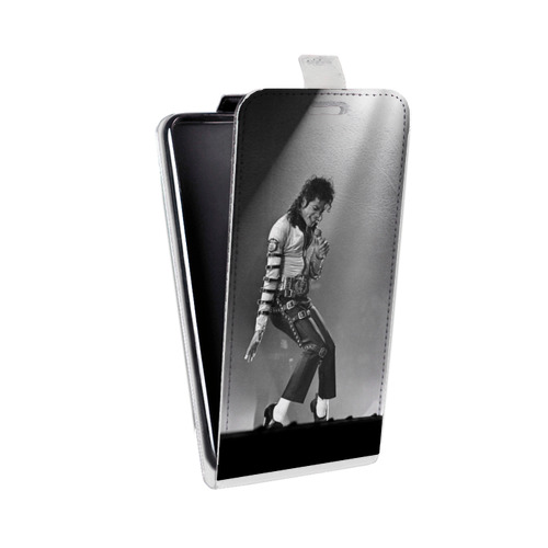 Дизайнерский вертикальный чехол-книжка для Homtom HT17 Майкл Джексон