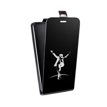 Дизайнерский вертикальный чехол-книжка для BlackBerry KEY2 Майкл Джексон (на заказ)
