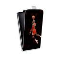 Дизайнерский вертикальный чехол-книжка для LG X Style Майкл Джордан