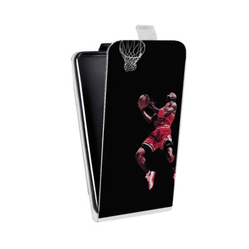Дизайнерский вертикальный чехол-книжка для Huawei Honor 8 Майкл Джордан (на заказ)