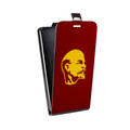 Дизайнерский вертикальный чехол-книжка для LG K10 Владимир Ленин