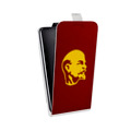 Дизайнерский вертикальный чехол-книжка для HTC Desire 601 Владимир Ленин