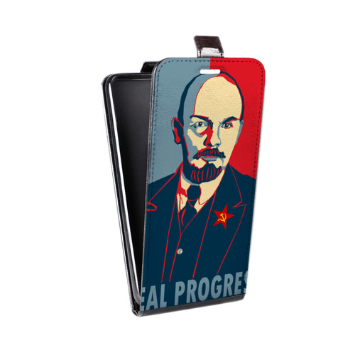 Дизайнерский вертикальный чехол-книжка для Explay Air Владимир Ленин