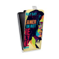 Дизайнерский вертикальный чехол-книжка для Samsung Galaxy Core Prime Джон Леннон