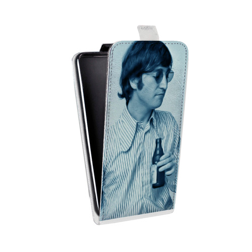 Дизайнерский вертикальный чехол-книжка для Alcatel Pop 4 Джон Леннон