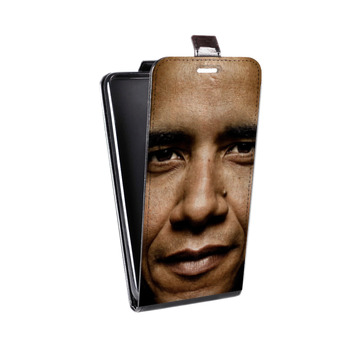 Дизайнерский вертикальный чехол-книжка для ASUS Zenfone 4 Барак Обама (на заказ)