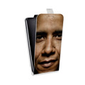 Дизайнерский вертикальный чехол-книжка для Samsung Galaxy Grand Барак Обама