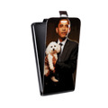 Дизайнерский вертикальный чехол-книжка для Asus ZenFone 4 Max Барак Обама