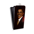 Дизайнерский вертикальный чехол-книжка для LG V10 Барак Обама