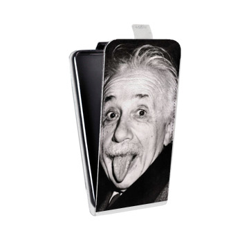 Дизайнерский вертикальный чехол-книжка для Huawei Honor Play Альберт Эйнштейн (на заказ)