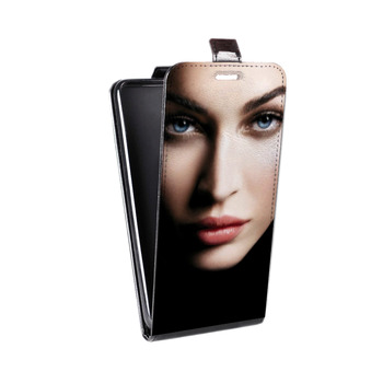 Дизайнерский вертикальный чехол-книжка для Samsung Galaxy S5 (Duos) Меган Фокс (на заказ)