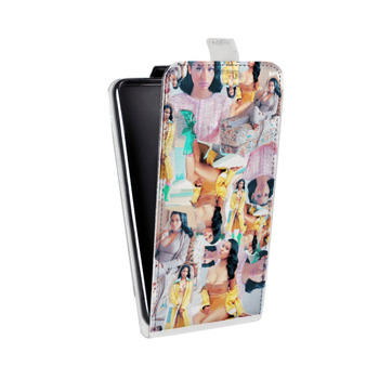 Дизайнерский вертикальный чехол-книжка для Huawei P10 Lite Ники Минаж (на заказ)