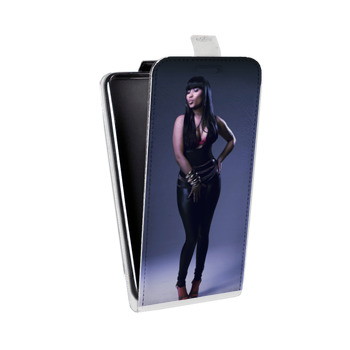 Дизайнерский вертикальный чехол-книжка для HTC U12 Plus Ники Минаж (на заказ)