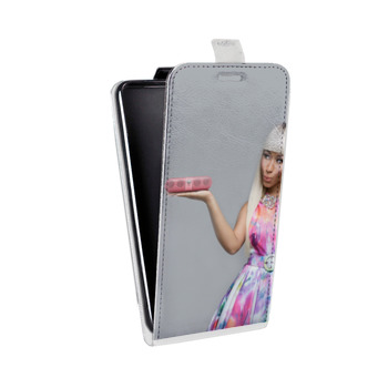 Дизайнерский вертикальный чехол-книжка для Nokia XL Ники Минаж (на заказ)