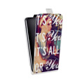 Дизайнерский вертикальный чехол-книжка для Alcatel Shine Lite Лан Дел Рей