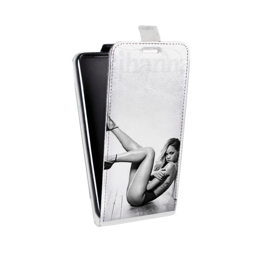 Дизайнерский вертикальный чехол-книжка для Sony Xperia go Риана