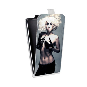 Дизайнерский вертикальный чехол-книжка для Sony Xperia Z3 Леди Гага (на заказ)