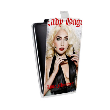 Дизайнерский вертикальный чехол-книжка для Samsung Galaxy A5 (2016) Леди Гага (на заказ)
