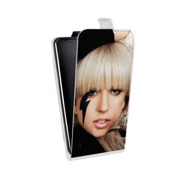 Дизайнерский вертикальный чехол-книжка для Nokia 1 Леди Гага (на заказ)