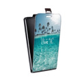 Дизайнерский вертикальный чехол-книжка для Nokia 7 Plus Пляж