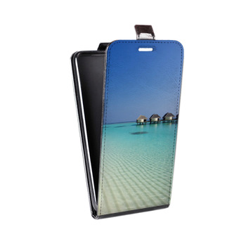 Дизайнерский вертикальный чехол-книжка для Huawei Honor 8s Пляж (на заказ)
