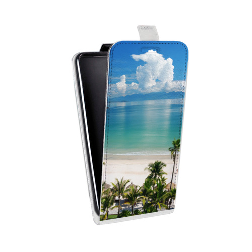 Дизайнерский вертикальный чехол-книжка для HTC One A9S Пляж