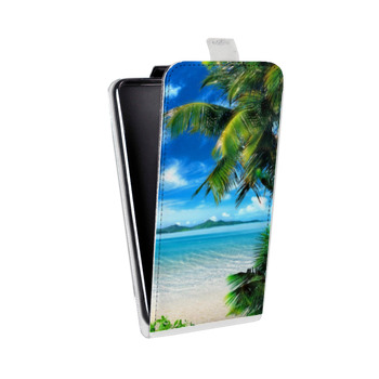 Дизайнерский вертикальный чехол-книжка для ASUS ZenFone Max Plus M1 Пляж (на заказ)